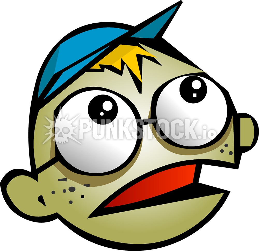 Nerd nerdy wimp vector graphic