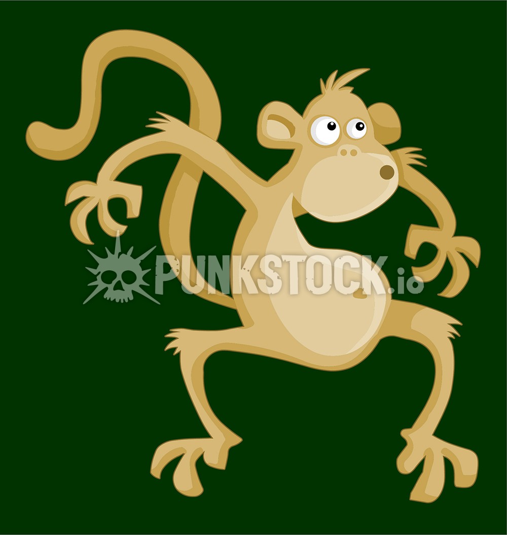 Monkey ape apes vector graphic