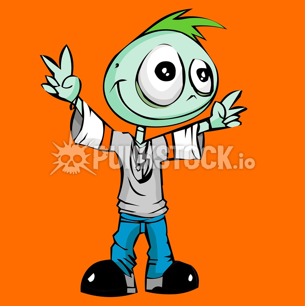Kid boy teen vector graphic