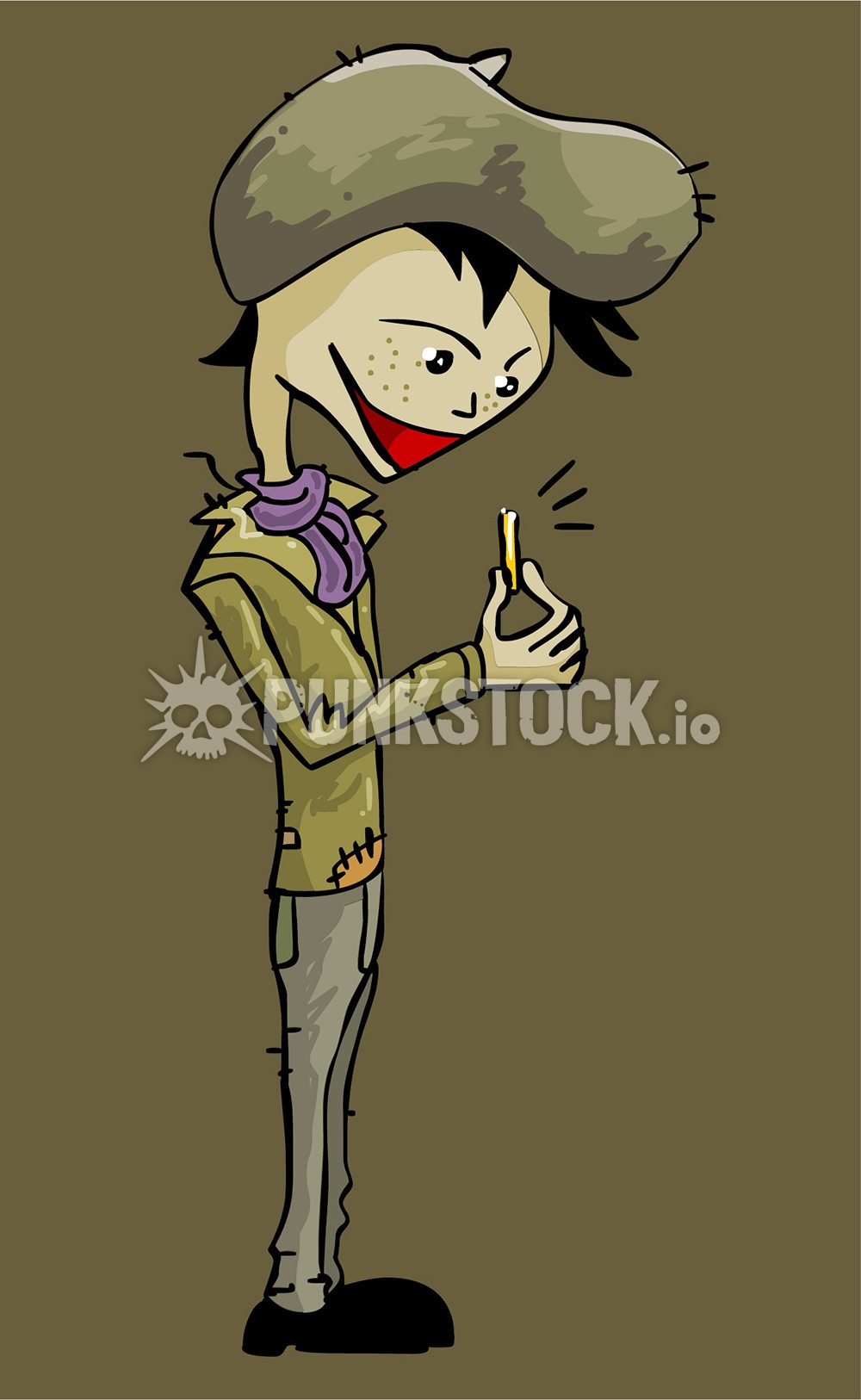 Boy kid penny vector graphic