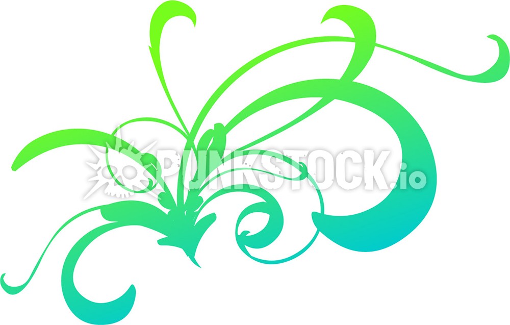 Ornamental flourish decorative flourish vector graphic