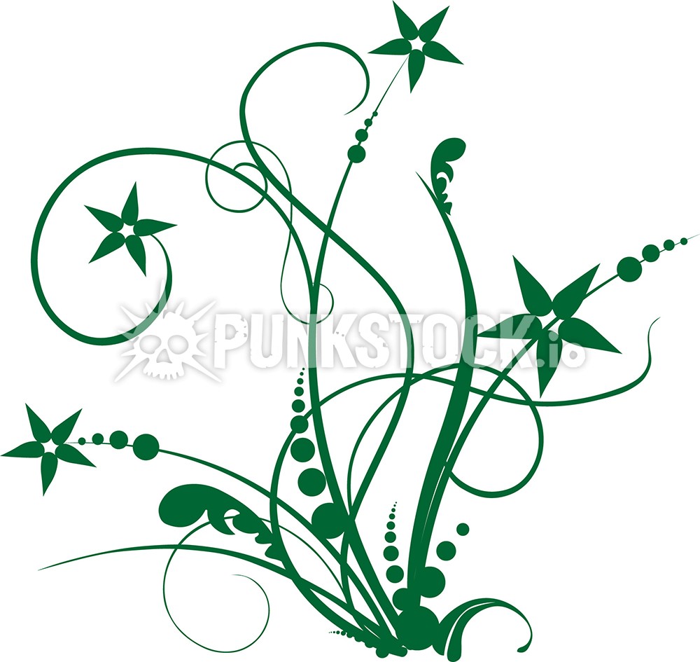 Ornamental flourish decorative flourish vector graphic