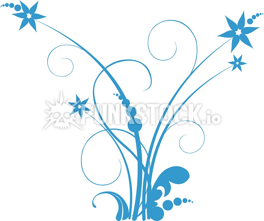 Ornamental flourish decorative flourish vector graphic