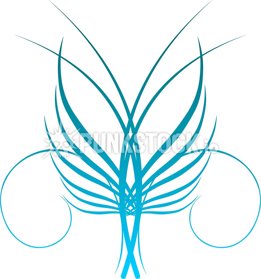 Ornamental flourish decorative flourish vector graphic