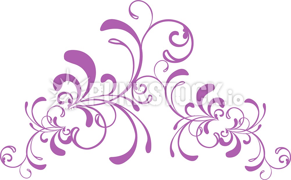 Ornamental flourish decorative flourish vector graphic