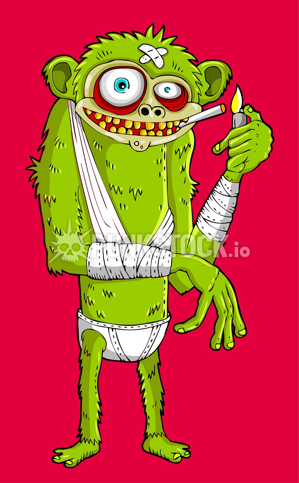 Monkey monkey man ape vector graphic