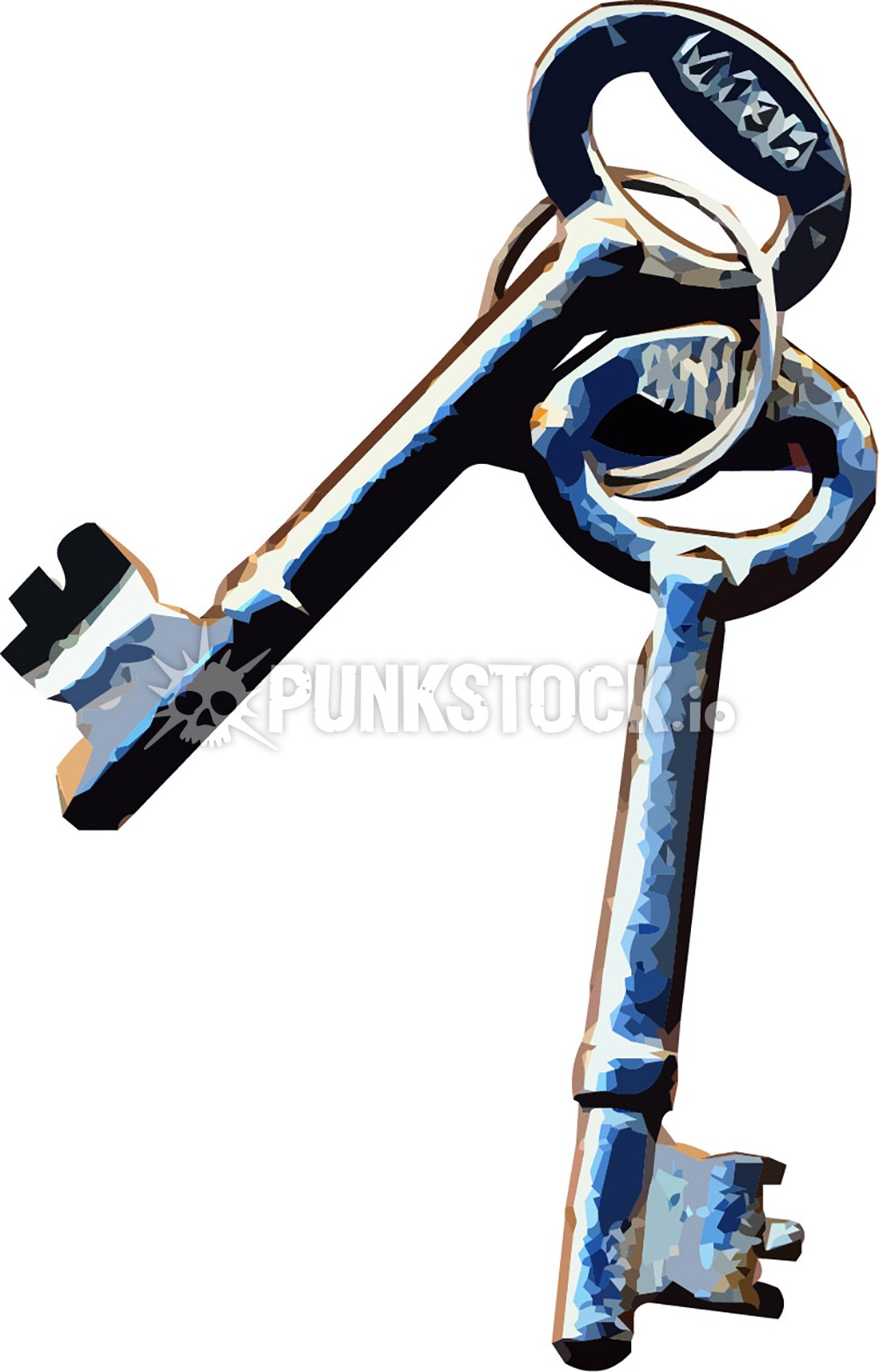 Key keys house keys vector graphic