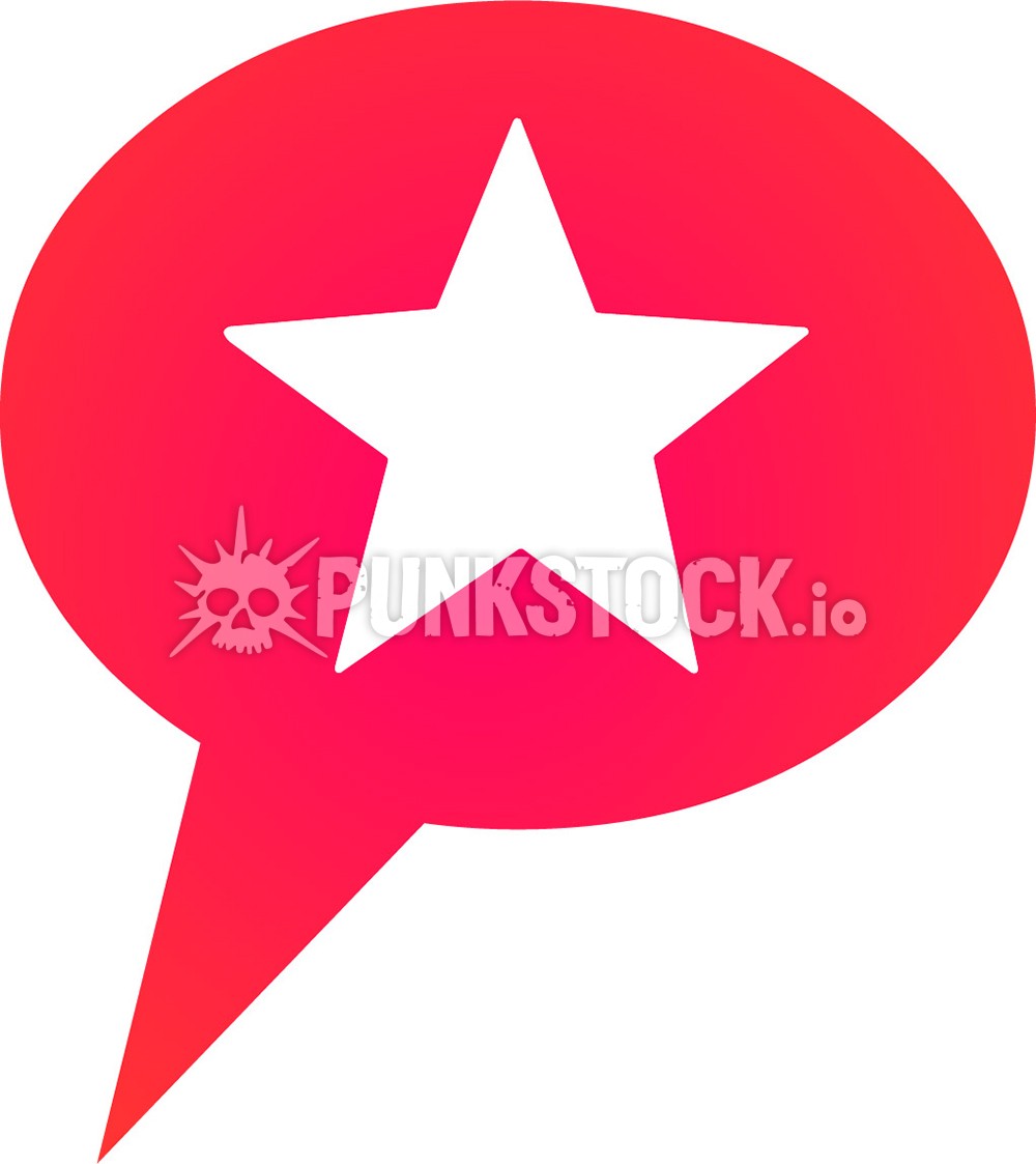 Sticker stickers speech vector graphic