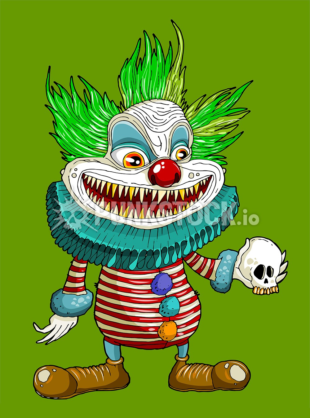Killer klown killer klowns outer space vector graphic