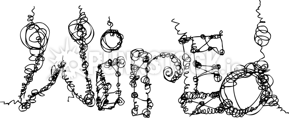 Wired wires lines vector graphic