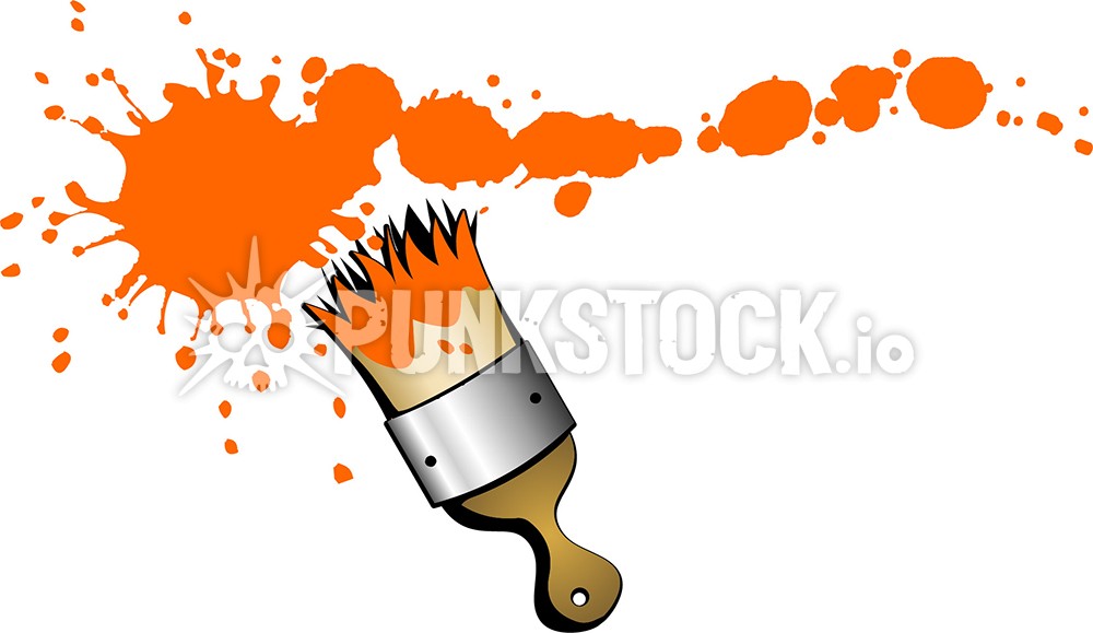 Paint brush paintbrush vector graphic