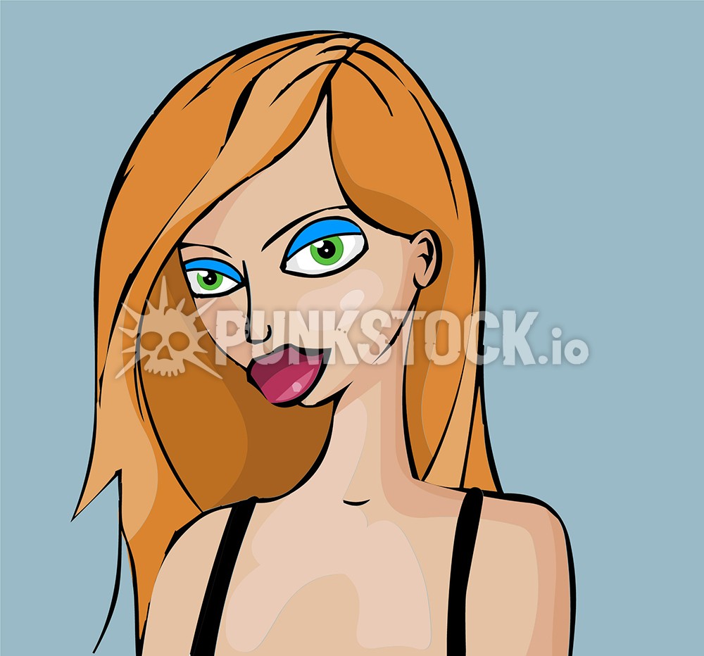 Woman sexy girl vector graphic