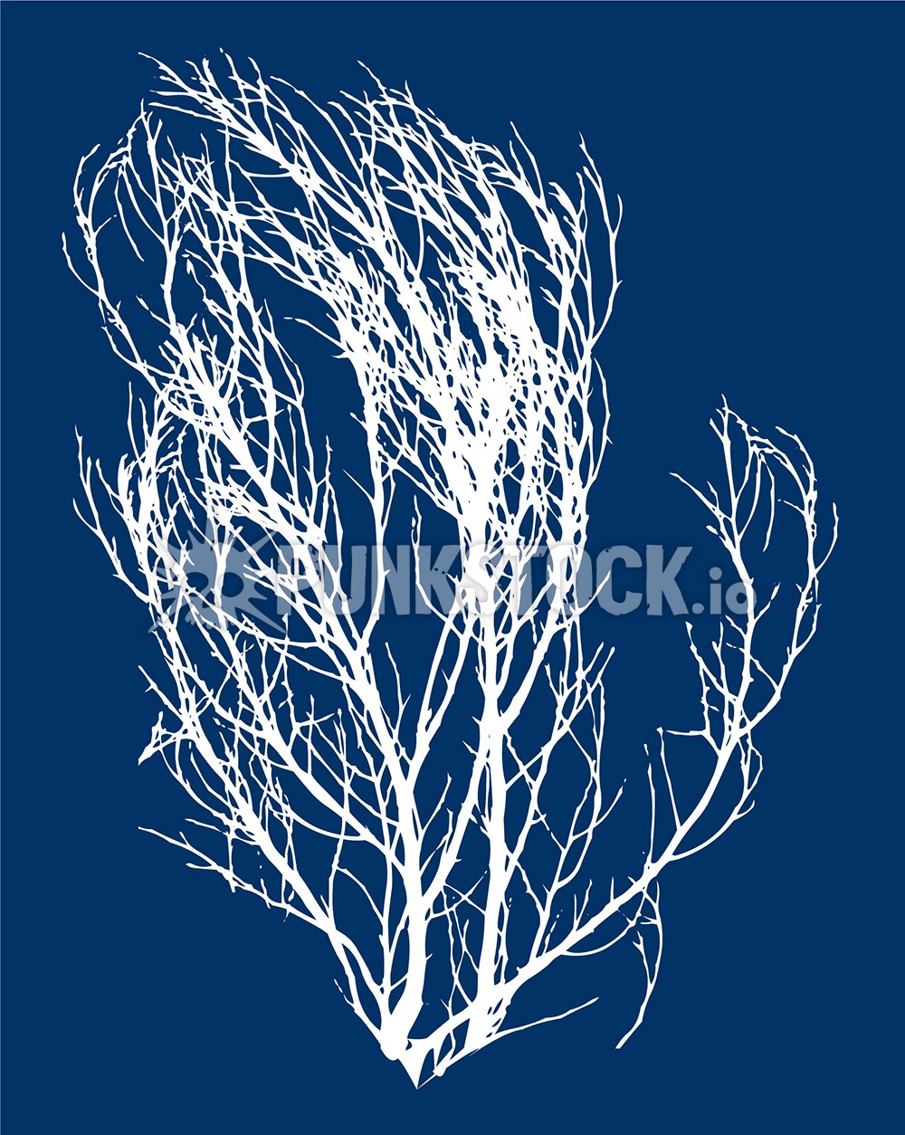 Tree trees dead vector graphic