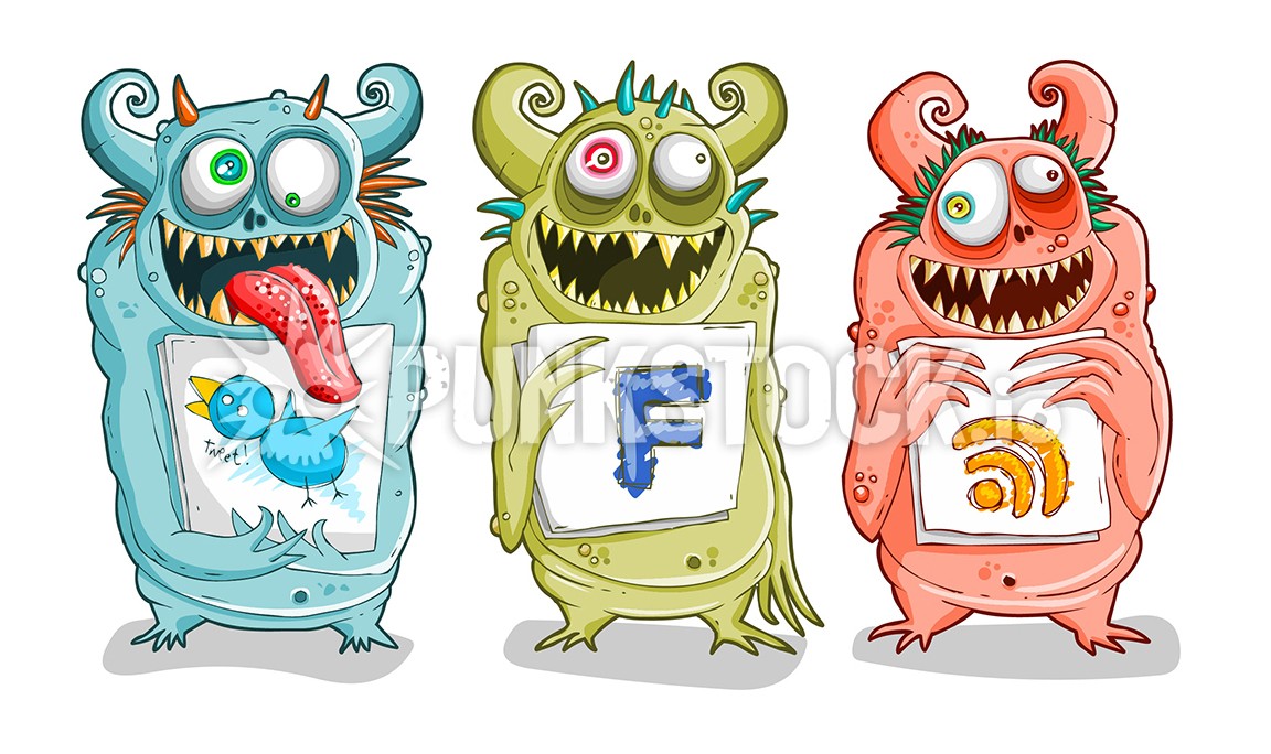 Monster monsters creature vector graphic