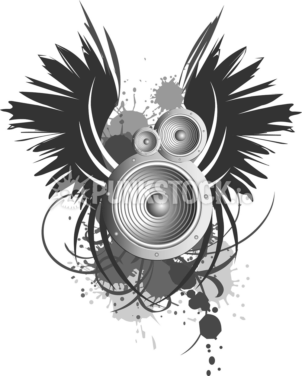 Paint splat splatter vector graphic