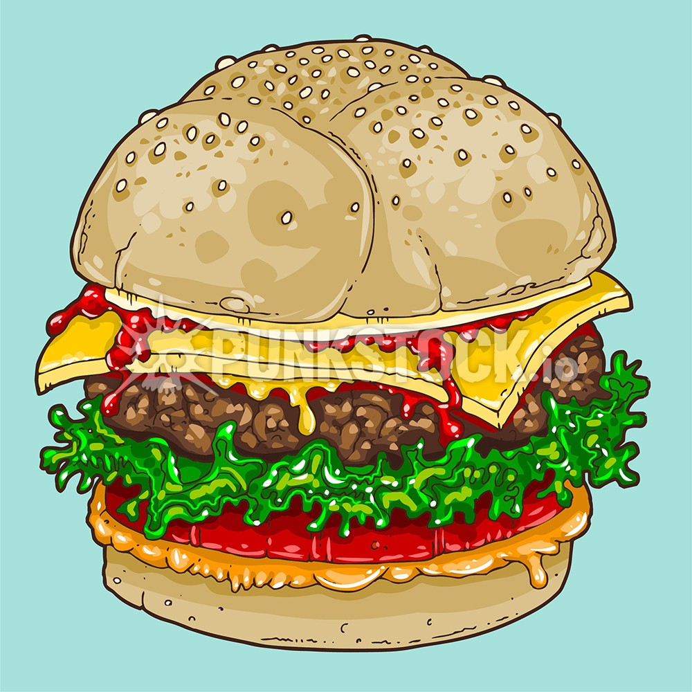 Burger burgers hamburger vector graphic