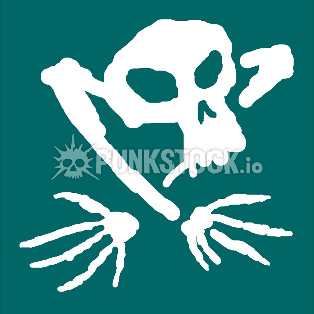 Sketch sketched bones vector graphic
