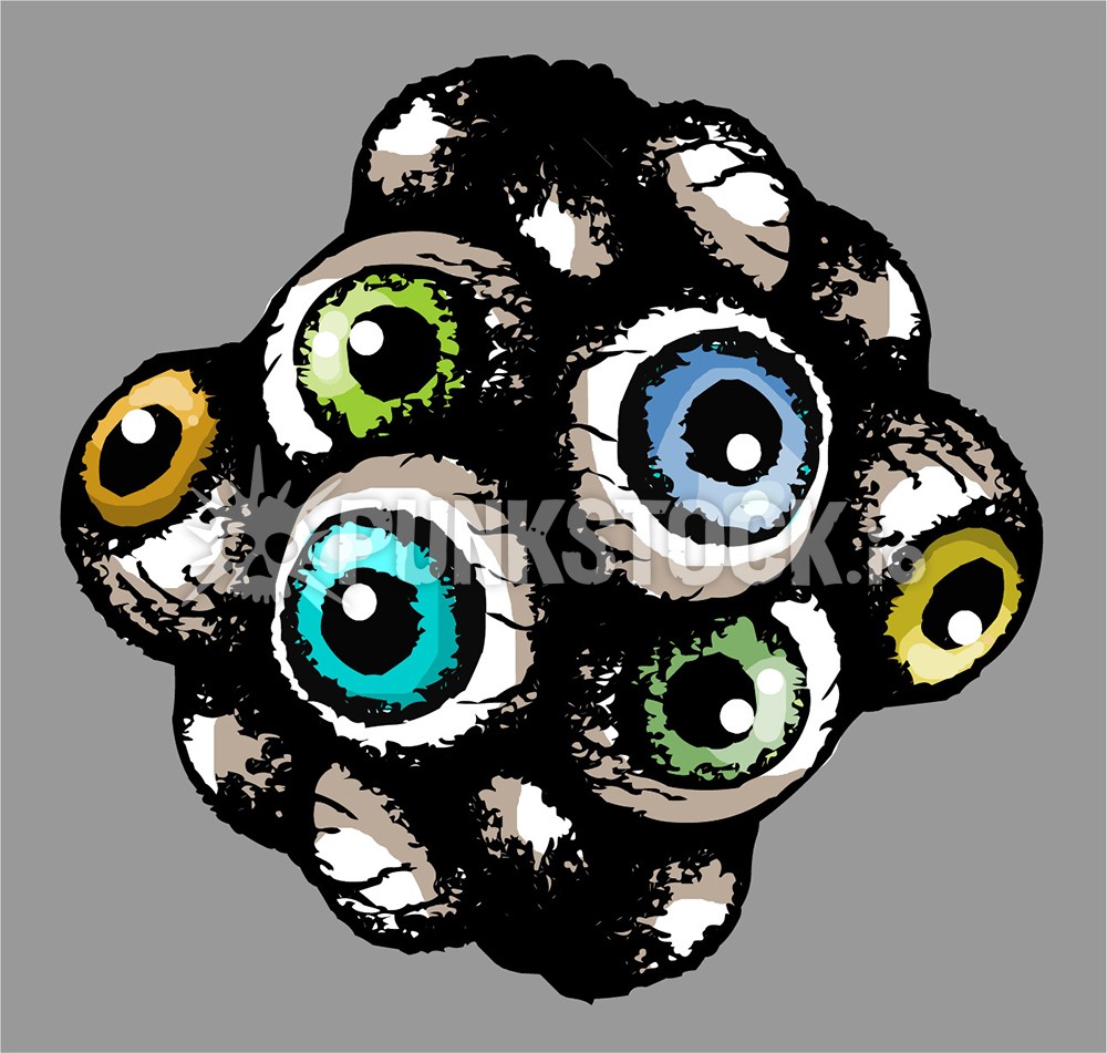 Eye eyes eyeball vector graphic