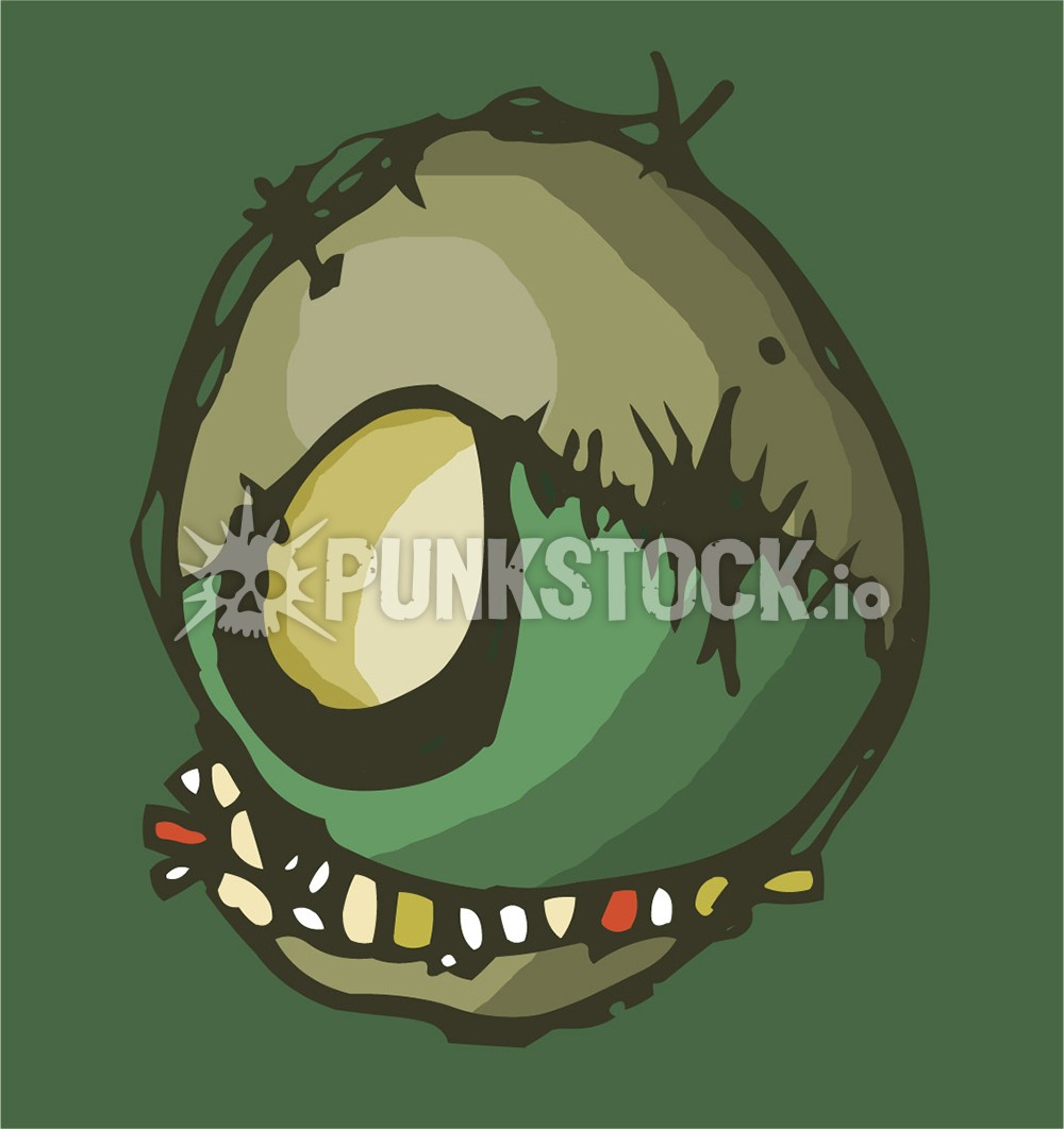 Head face puppet vector graphic