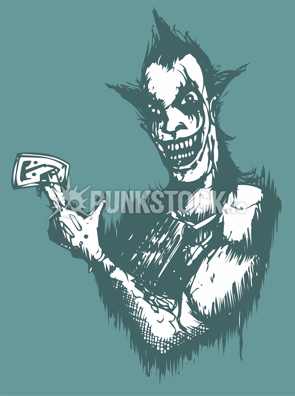 Sketch sketched joker vector graphic