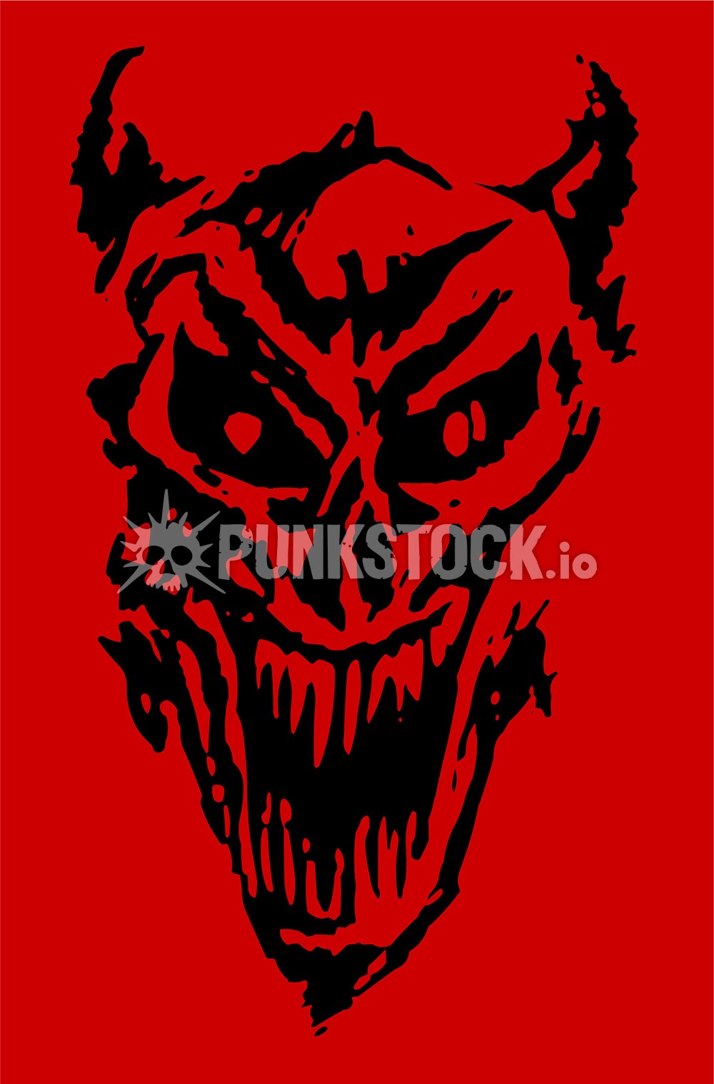 Sketch sketched evil vector graphic