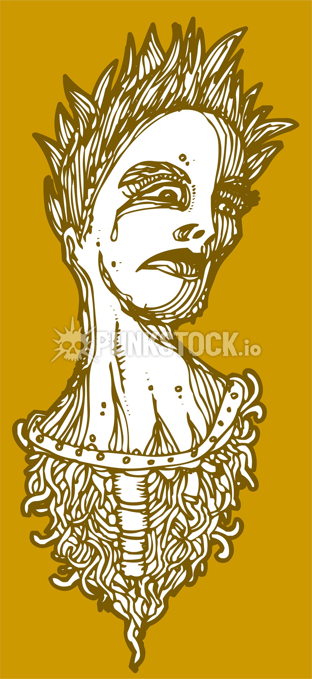 Line lines drawing vector graphic