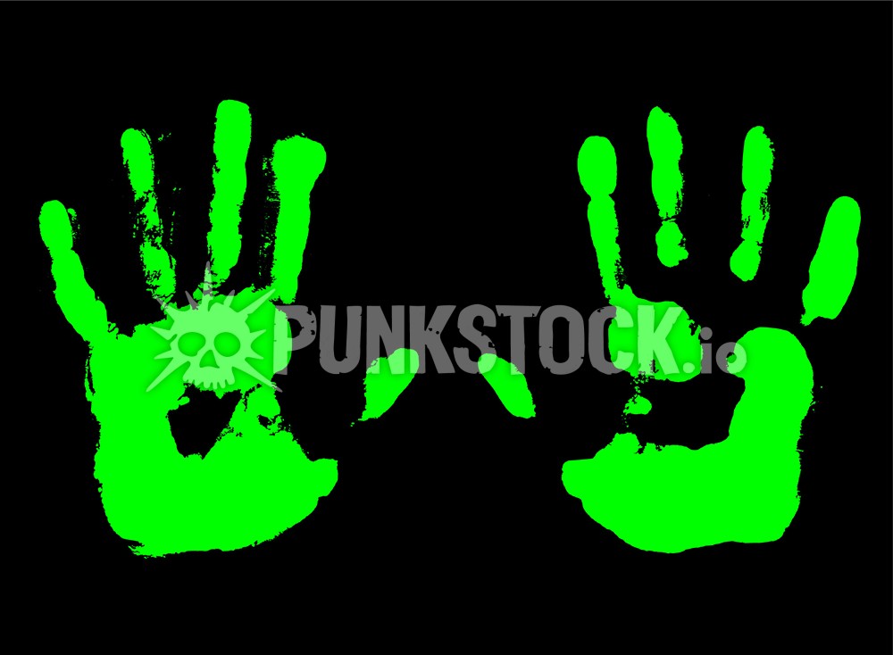 Hand print handprint vector graphic
