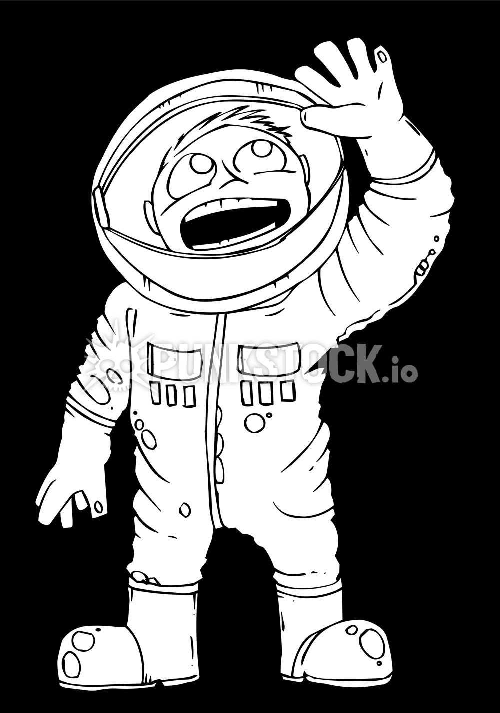 Astronaught astronaut space vector graphic