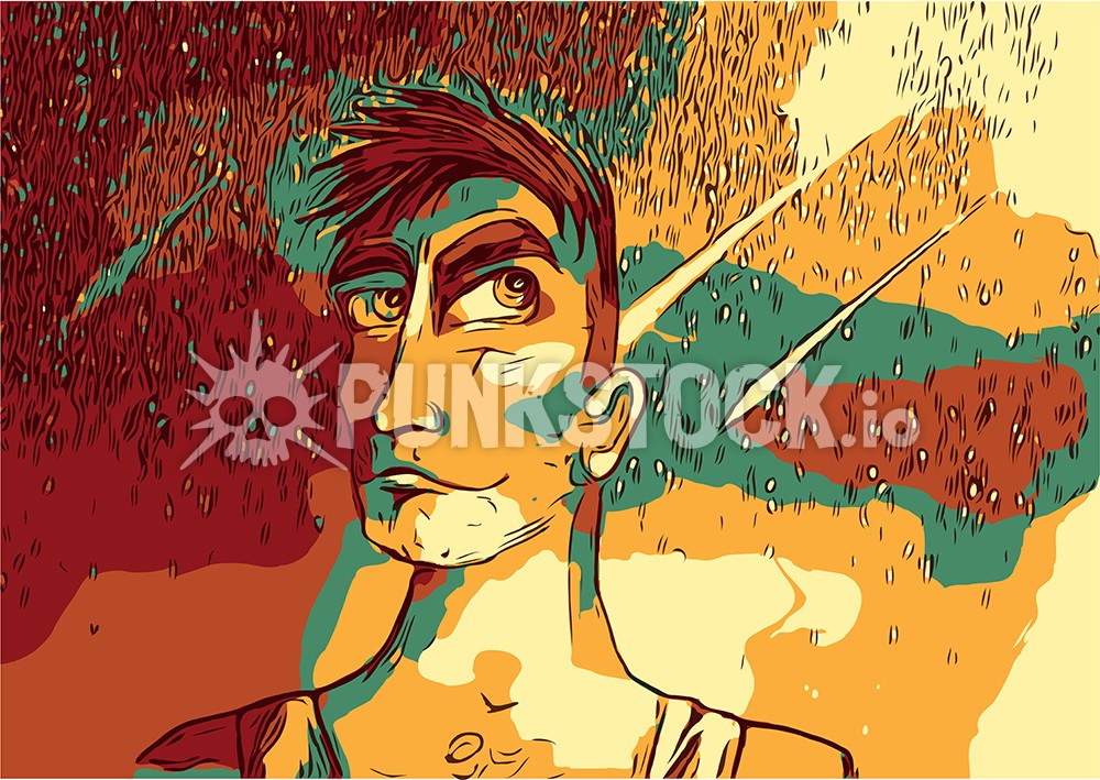 Man guy sexy vector graphic