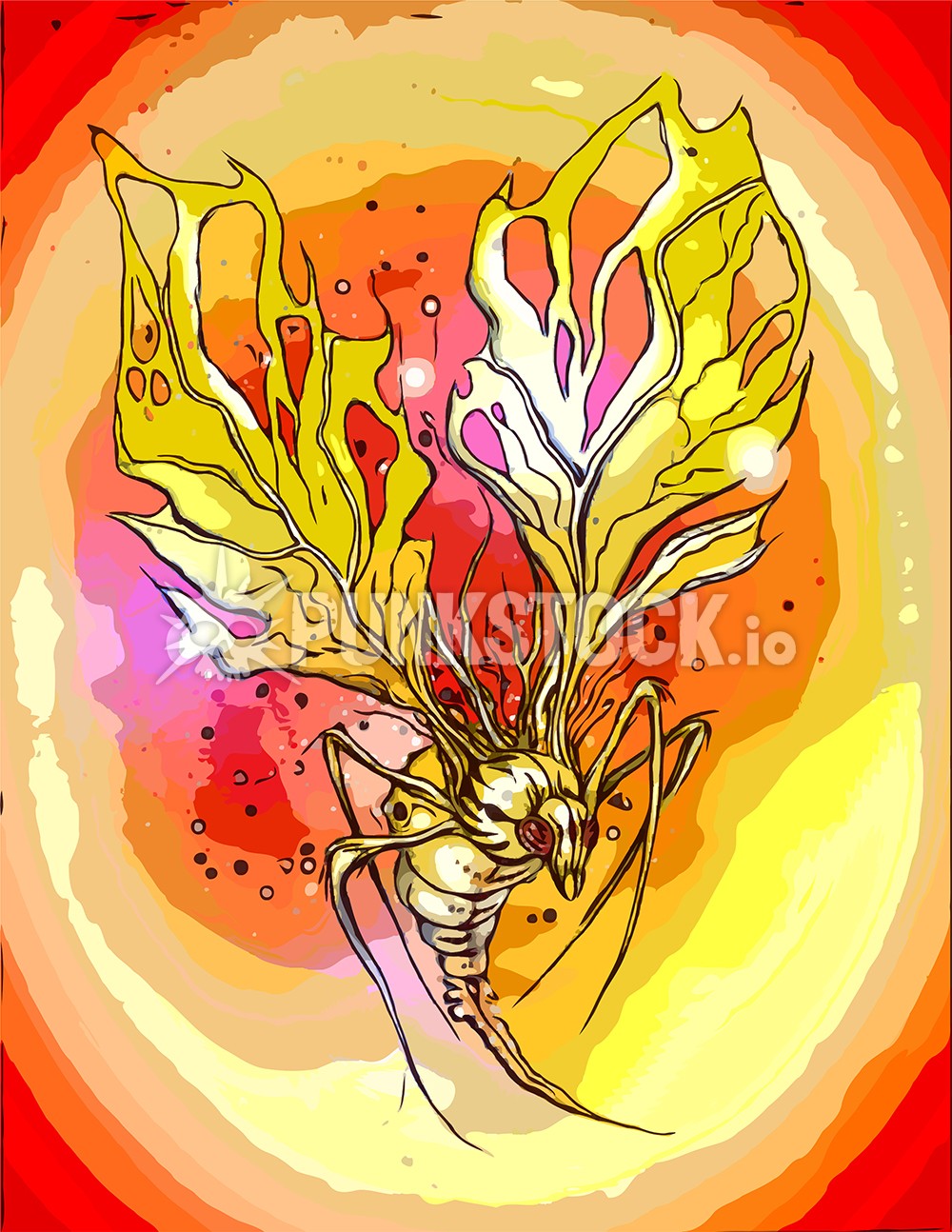 Bug insect bugs vector graphic