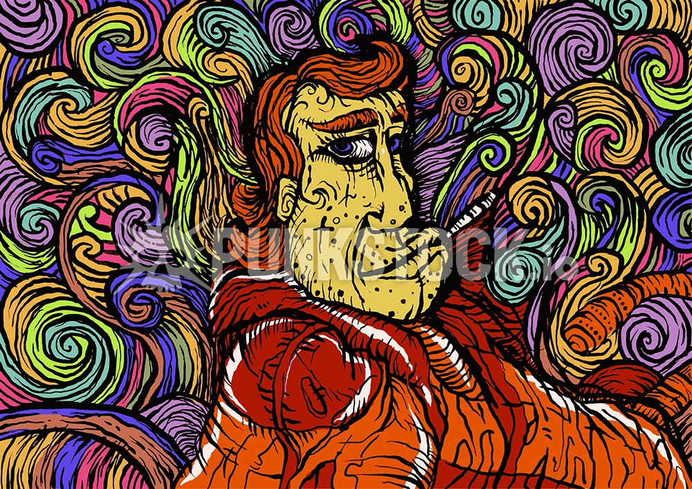 Line lines drawing vector graphic