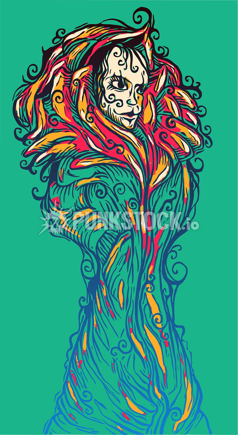 Ornamental flourish decorative flourish vector graphic