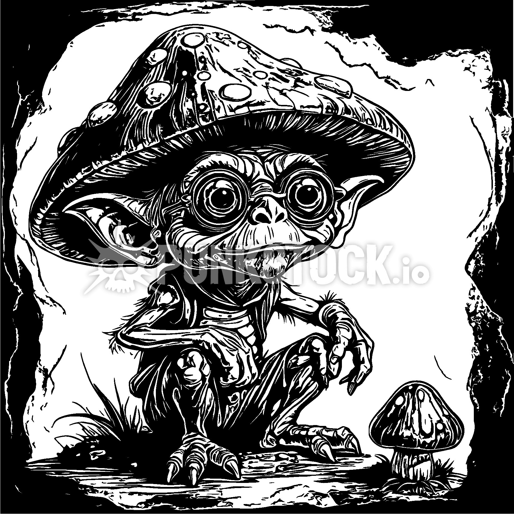 Mushroom mushrooms toadstool vector graphic