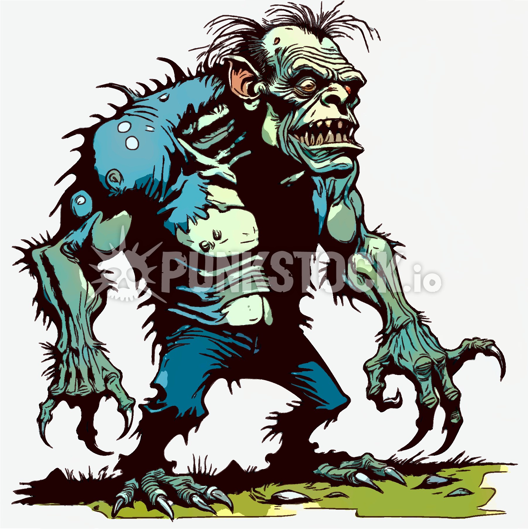 Green goblin goblins vector graphic