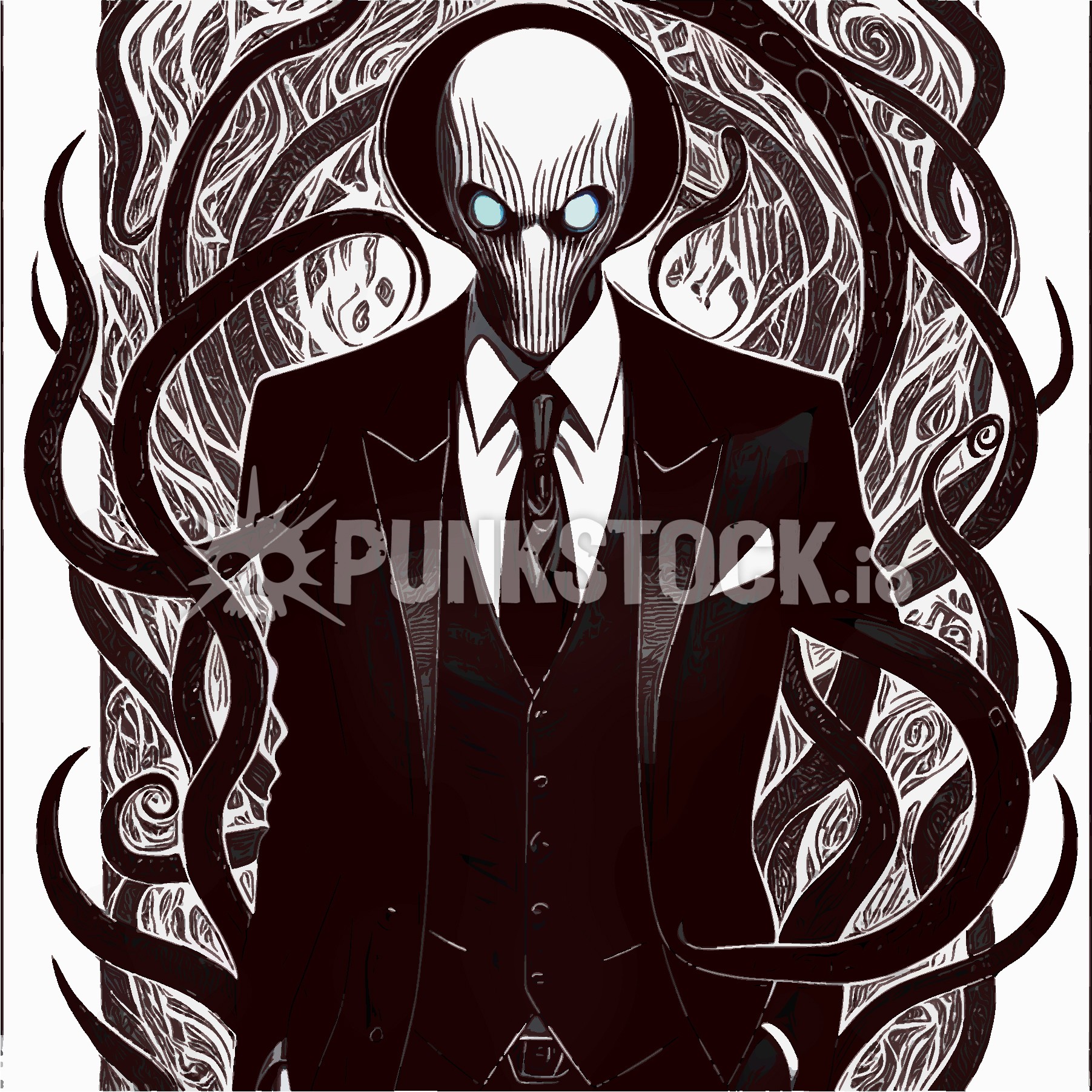 Creepypasta creepy pasta creepy vector graphic