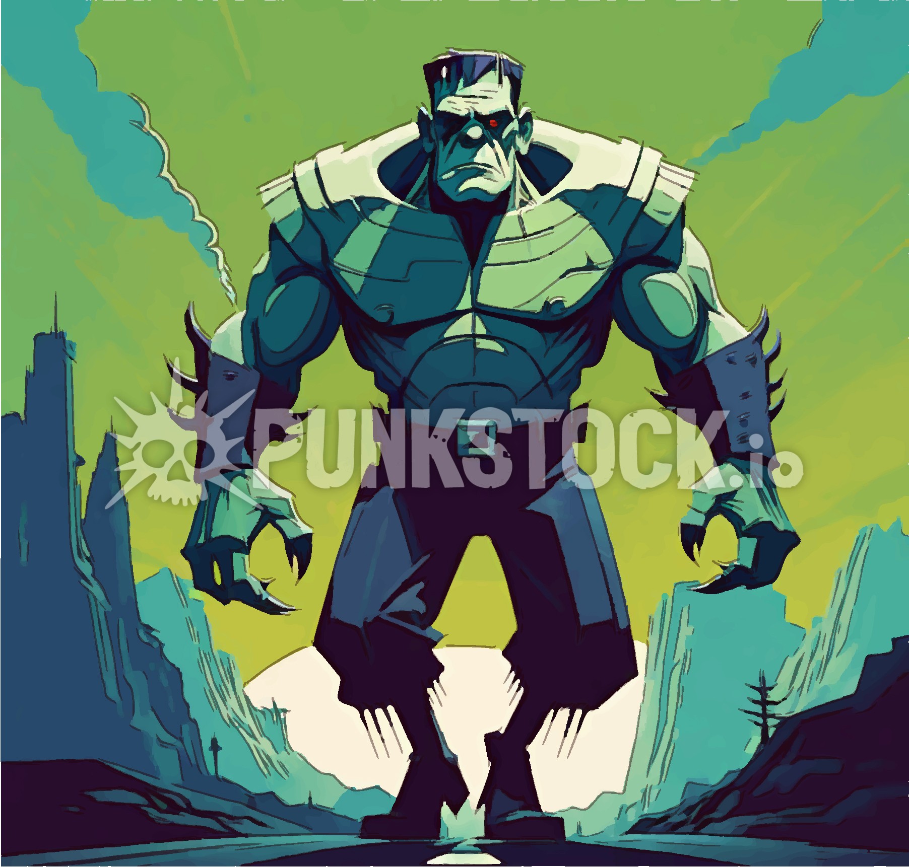 Frankenstein frankensteins frankenstein's vector graphic