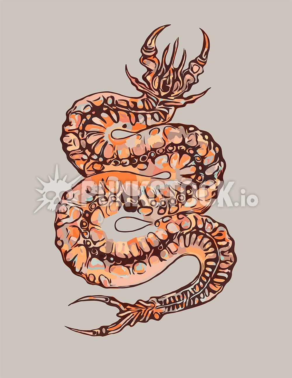 Snake snakes serpent vector graphic