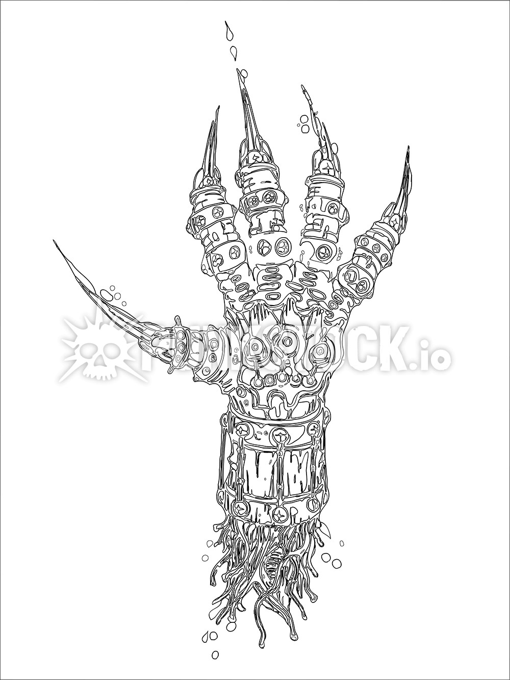 Sketch doodle drawing vector graphic