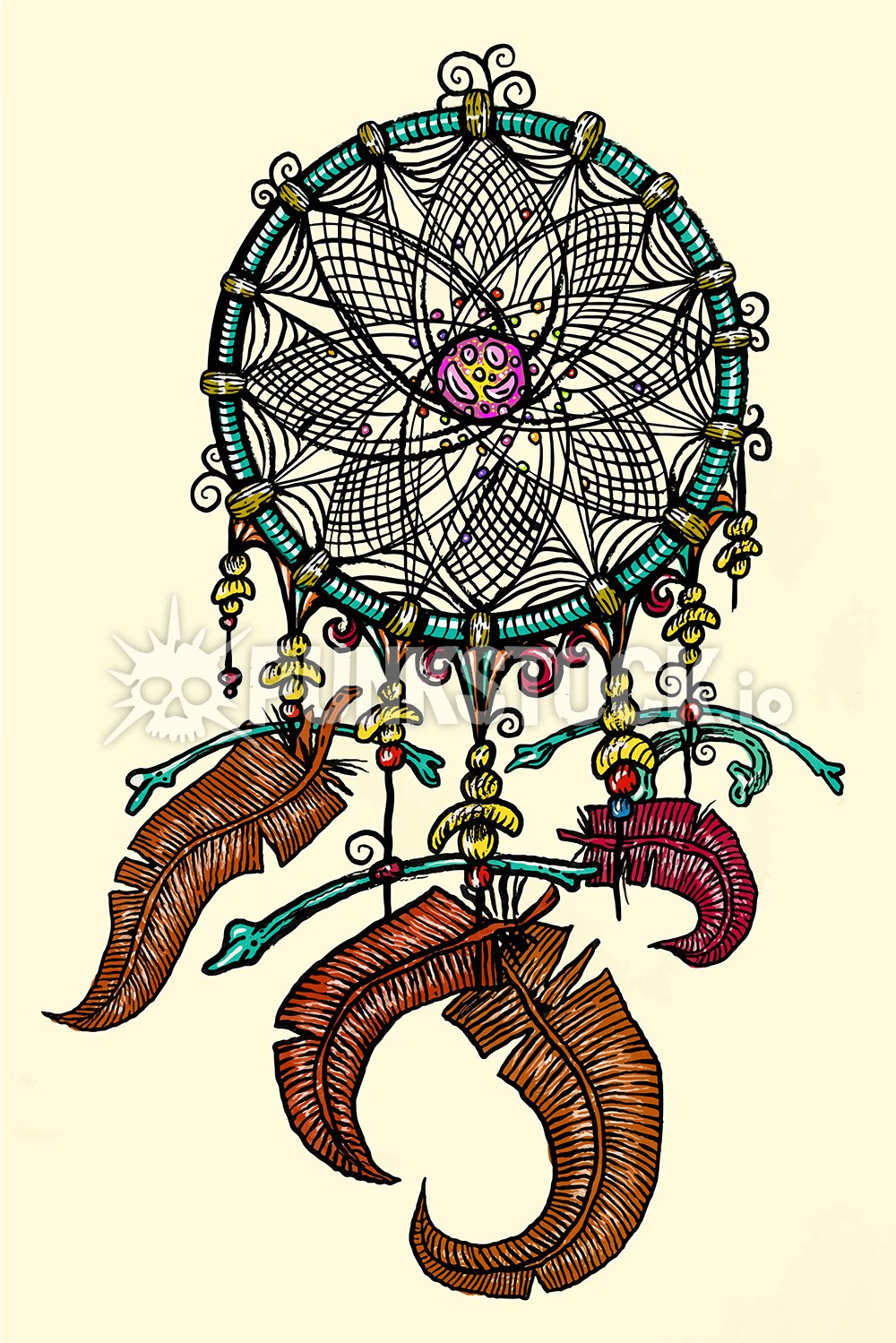 Sketch doodle drawing vector graphic