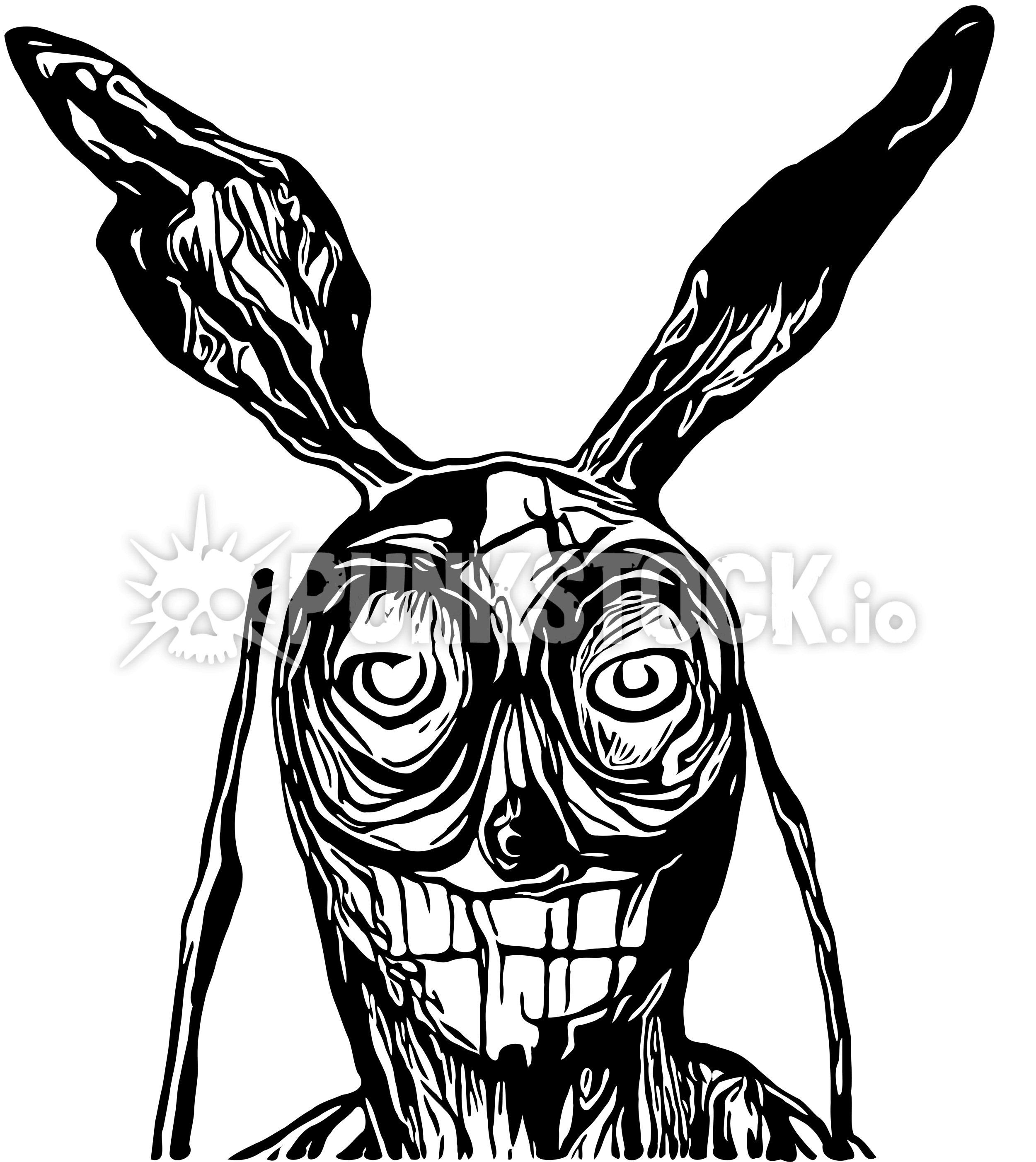 Frank bunny rabbit vector graphic