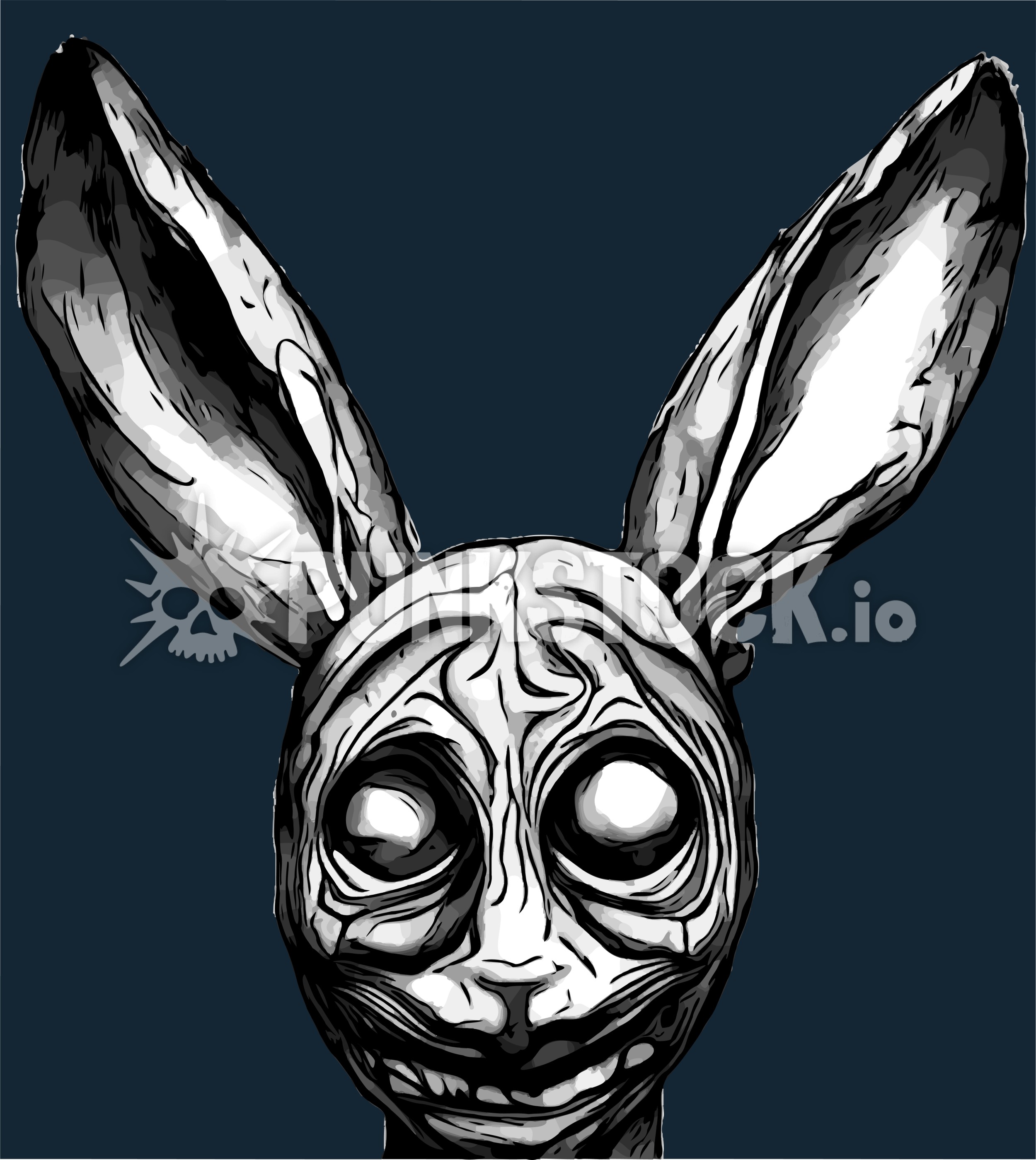 Frank bunny rabbit vector graphic