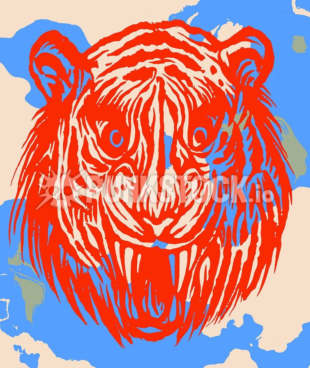 Tiger wild beast vector graphic