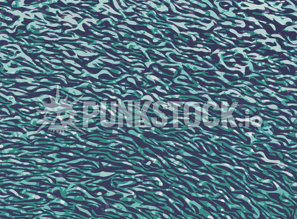 Green wave wavy vector graphic