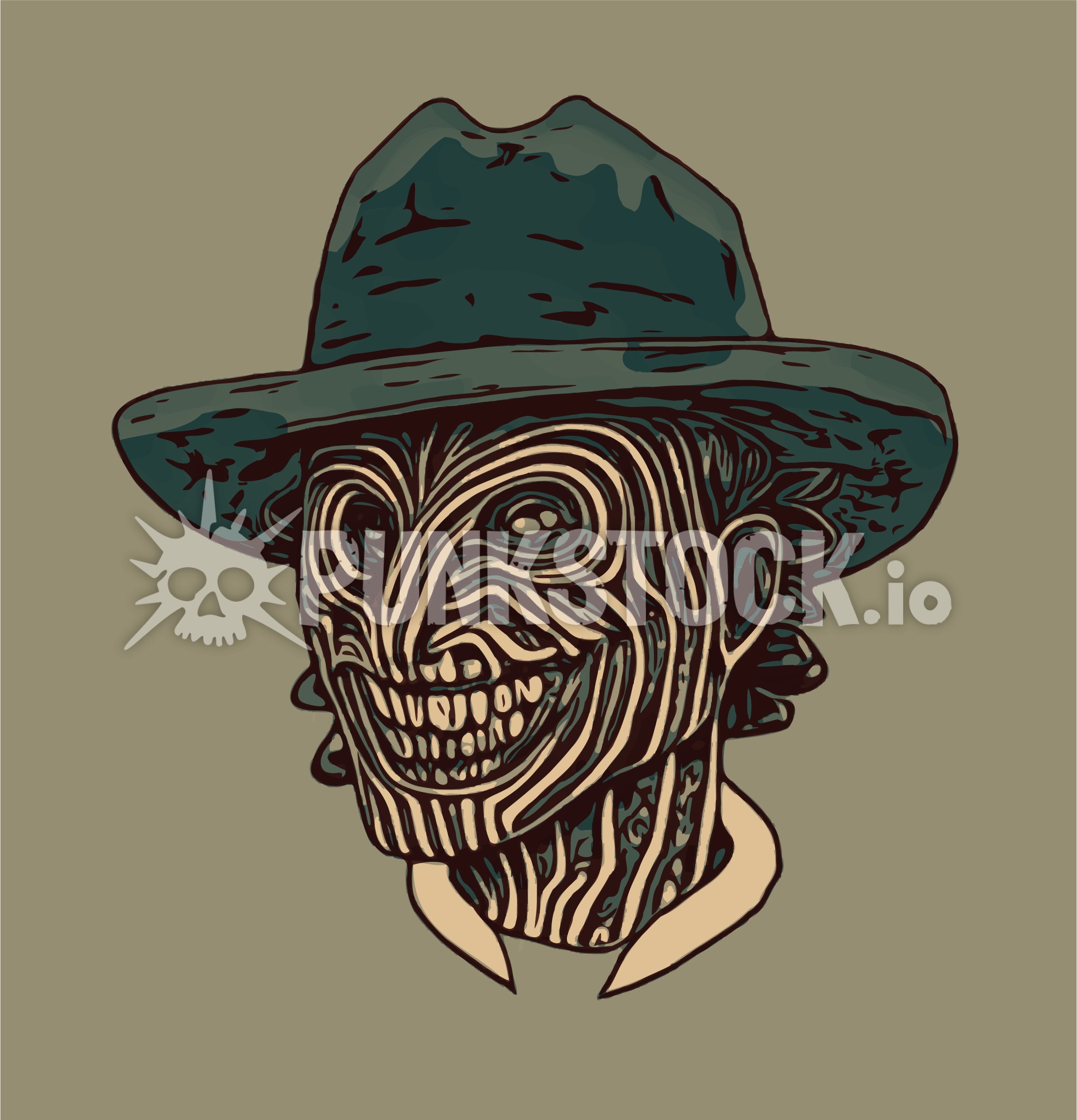 Freddy kruger krueger vector graphic