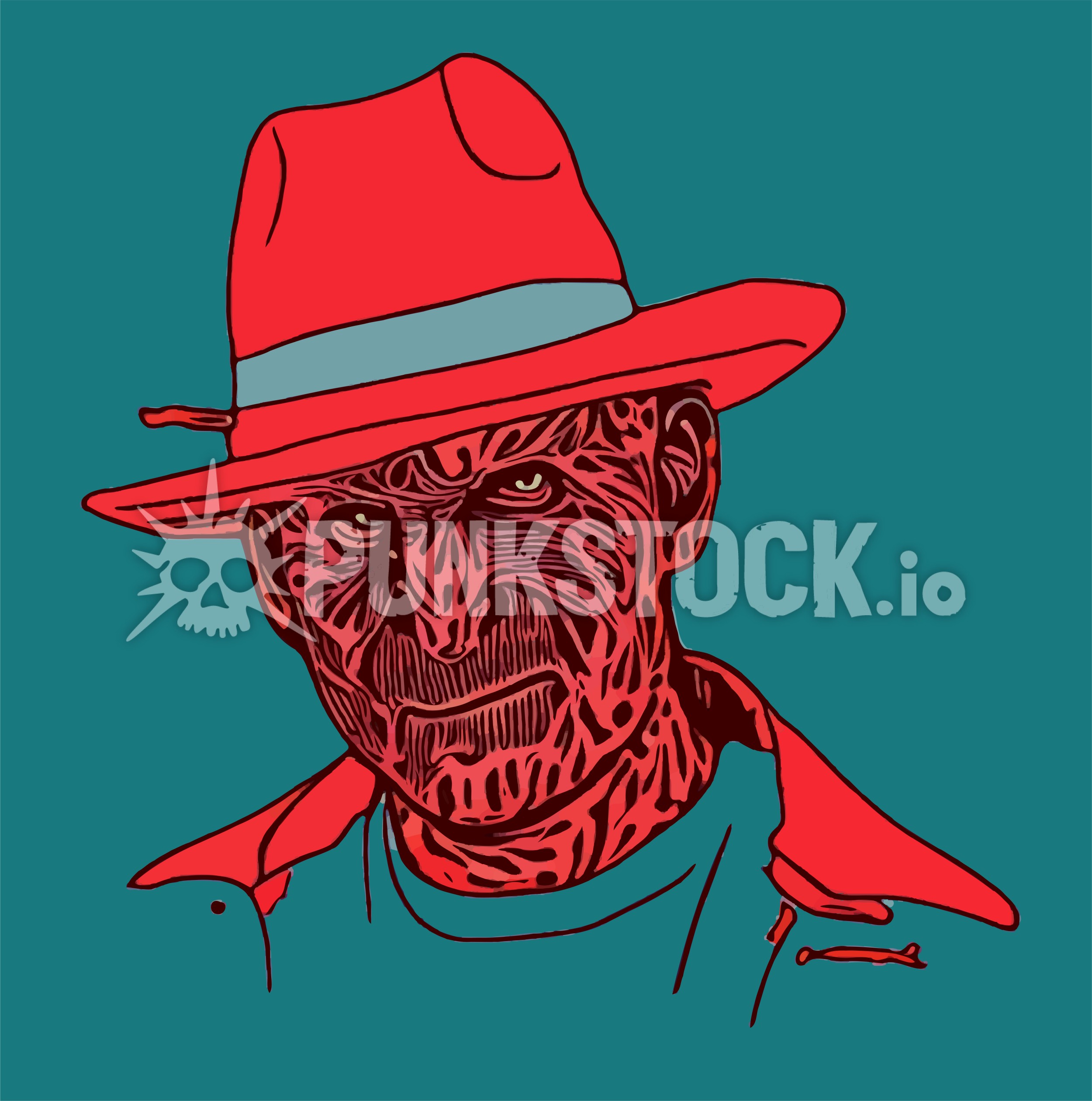 Freddy kruger krueger vector graphic