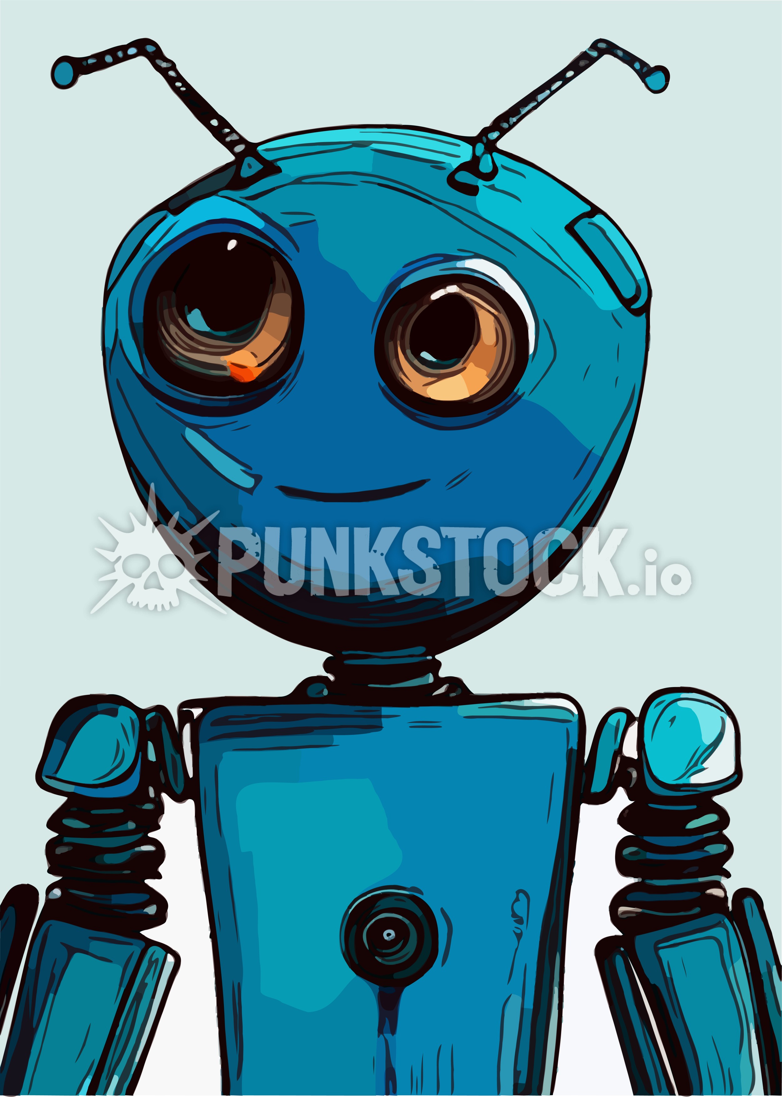 Robot robots android vector graphic