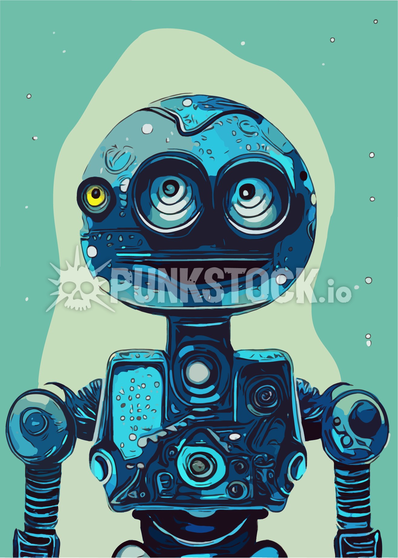 Robot robots android vector graphic
