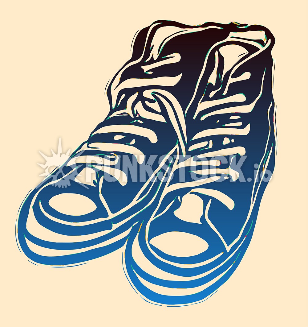 Sneaker sneakers vector graphic