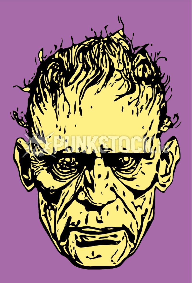 Monster frankenstein frankensteins vector graphic