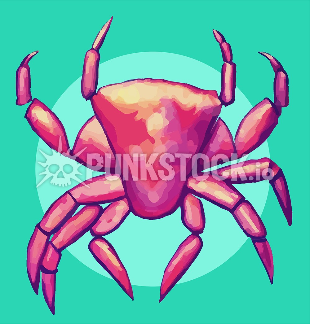 Crab crabs se creature vector graphic